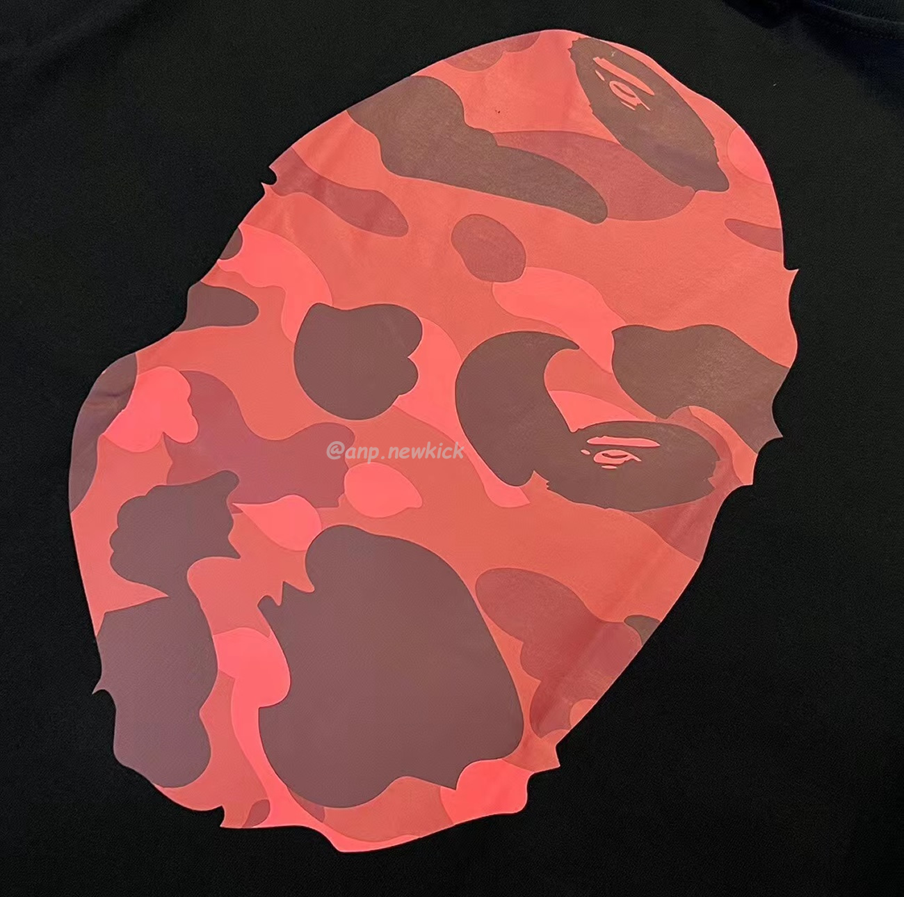 Bape Color Camo Big Ape Head Tee White Black White Green (10) - newkick.app